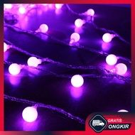 Gratis Ongkir - Lampu Tumblr Bentuk Bola Anggur 8 Meter / Lampu Pohon Natal Tumbler Model Bulat LED