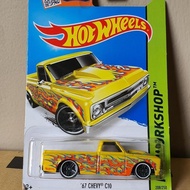 HOTWHEELS 67 CHEVY C10 YELLOWOriginal