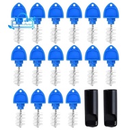 Beer Tap Plug Brush 18 Pack for Draft Beer Faucet Cap Plugs Cleaning Tap Rubber Stopper Plug Cover B