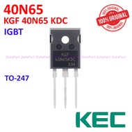 KGF40N65KDC 40N65 ORIGINAL KEC KOREA 40A 650V IGBT TO-247 KGF40N65 40N65KDC KGF 40T65