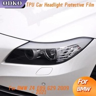For BMW Z4 E89 G29 2009 - 2021 Car Headlight Tint Smoke Black Protective Film Protection Transparent