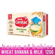 Cerelac Wheat Banana & Milk 120g