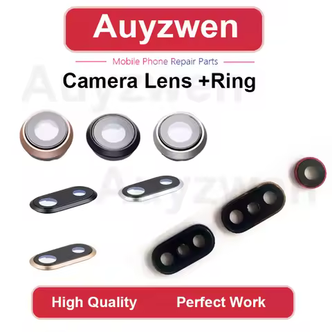1 Pcs Back Rear Camera Glass Lens Cover Compatible for iPhone 8 Plus Se2 X Xs Xs Max XR Assembly Rep