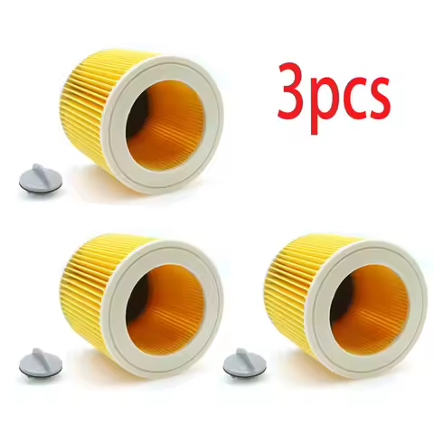 For Karcher Vacuum Cleaners Parts Cartridge HEPA Filter WD2250 WD3.200 MV2 MV3 WD3 Karcher Filter Pa