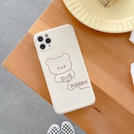 Square edge iPhone case Bear game iphone 6 6plus 6s 6splus 7 7plus 8 8plus x xr xs 11 12 pro max - e