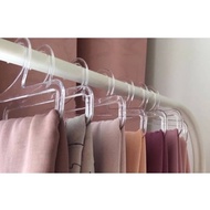 (PROMOTION RAYA) hanger tudung bawal tudung ciffon mini hanger penyangkut tudung saiz14cm mudah dan 