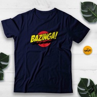 BAZINGA THE BIG BANG THEORY SERIES NETFLIX T-SHIRT DISTRO CLOTHES