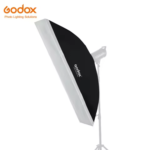Godox Softbox 35x160cm 14"x 63" Portable Rectangular Studio Strobe Softbox with Bowens Mount for Stu