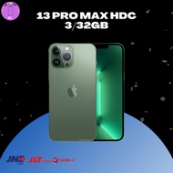 13 PRO MAX HDC Ram 3gb internal 32gb mulus fullset warna blue