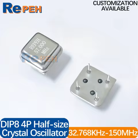 5PCS/DIP8 57MHz 57.27272MHz 59MHz HALF-SIZE CRYSTAL OSCILLATOR RESONATOR ACTIVE COMPONENTS 3.3~5V 57