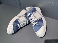 Roger Vivier 牛仔布銀色鑽扣運動鞋