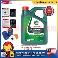 Castrol Magnatec 10W40 A3/B4 Semi Synthetic Engine Oil (4L) 10W-40 Minyak Hitam With Oil Filter