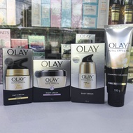 Olay Total Effects 7 in 1 Paket Set Lengkap Perawatan Anti Aging (Day Cream Night Cream Cleanser dan