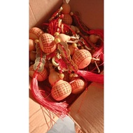 Real gourd/ Engraved gourd/ Engraved gourd with the word Phuc/ Feng shui gourd/ Attracting fortune g