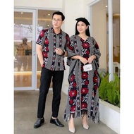 New Set Couple Baju Tenun Modern - Couple Baju Tenun Pesta - Baju