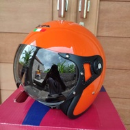 Vespa Orange Helmet