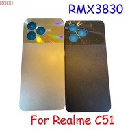 AAAA Quality For OPPO Realme C51 RMX3830 Back Battery Cover Case Repair Parts