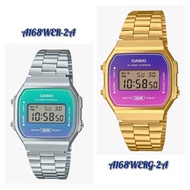 Casio Vintage A168 / A168WER-2A  / A168WERG-2A Retro Digital Watch Revel in the fusion nostalgia gra