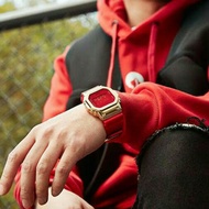 ✹✢✚GSHOCK NEW GMS5600 METAL BEZEL GLASS WITH SMOOTH STRAP FOR MEN WOMEN