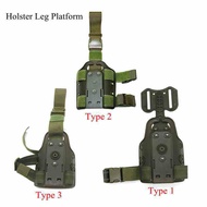 Airsoft P226/1911/Glock 17 19/M9/USP Universal Gun Holster Drop Leg Platform Hunting Holster Accesso