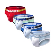 CMENIN PUMP 4Pcs ผ้าฝ้ายBreathable Jockstrapชุดชั้นในManสั้นInsสไตล์เซ็กซี่กางเกงในชายกางเกงผู้ชายกา
