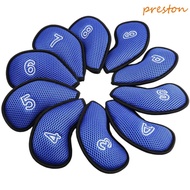 PRESTON Golf Club Cover Meshy Sports Golf Head Cover Neoprene Protector Case 3,4,5,6,7,8,9,P,S,A Iro
