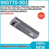 New 18V 3500mAh High Quality 900770-001 Battery for GE Mac Pac,Mac Stress,mac3000 3500 5000 5500,MED
