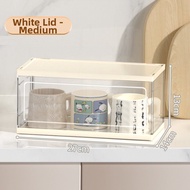 Acrylic Simple Style Cup Holder Desktop Tea Cup Tea Set Storage Box Coffee Glass Water Cup Organizer