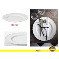 IKEA-UPPLAGA Plate, white/28 cm
