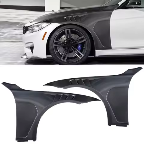 Durable Aesthetic-Boost FORBMW F80 M3 F82 M4 2012-2019 Front Fender Carbon Fiber