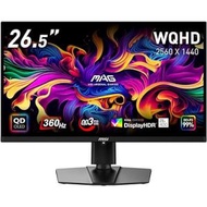 ★MSI / QD 有機EL ゲーミングモニター MAG 271QPX QD-OLED (26.5インチ/WQHD/パネル/360Hz/0.03ms(GTG)/HDR True Black 400)