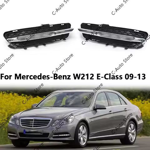 Car Front LED Daytime Running Lights DRL For Mercedes-Benz W212 E250 E300 E350 2009-2013 2128851574 
