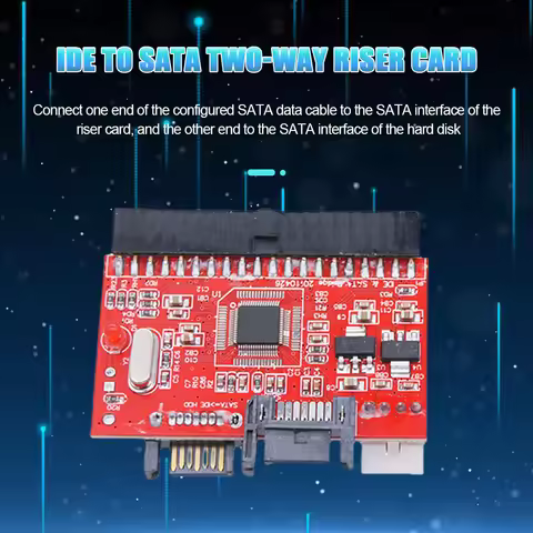 SATA To IDE Converter Adapter JM20330 IDE To SATA SSD Expansion Card Serial To Parallel with IDE Pow