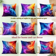throw pillow case 18x18 16x16 20x20inches Colorful Swirling Abstract cushion