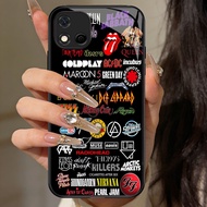 HP TT-77 Rock Band l Casing glasshp Realme C30 C20 C17 C20A 7i C11 C30S C67 C33 C55 2021