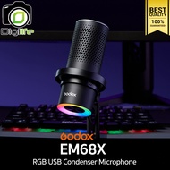 Godox Microphone EM68X RGB USB Condenser Microphone สำหรับ Live streame Video - รับประกันศูนย์ Godox