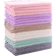 24 Pack Kitchen Dishcloths - Does Not Shed Fluff - Reusable Dish Towels, Dish cloths, Super Absorben