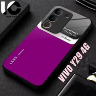 Casing hp VIVO Y29 4G Softcase VIVO Y29 4G Case Glossy Casing Shiny Glass Protector hp Phone Accesso