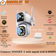 (Lỗi 1 đổi 1) Camera Wifi Yoosee 2 mắt 2 khung hình Bluetooth độ phân giải 8MP, Siêu Nét, Đàm Thoại 