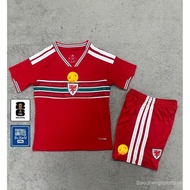 Wales 2026/27 season home children's jersey.
