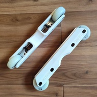 50/50 - White Prime Inline Skate Frames (USD Promo Deal)