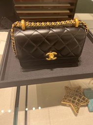 Chanel 雙金珠 19cm classic flap