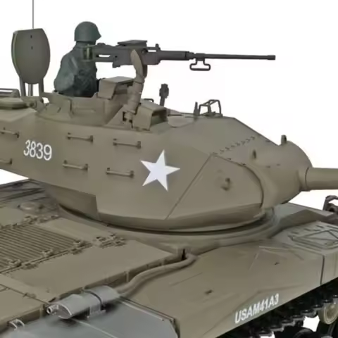 2.4Ghz Henglong 1/16 7.0 Plastic Walker Bulldog RC Tank 3839 360 Turret Smoke Effect Military Boy To
