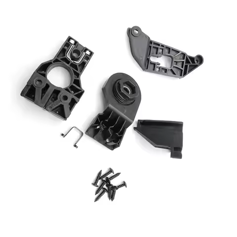 For Audi A5L 2017-2024 Car Headlight Repair Kit Black Plastic with Screw Bracket Fixed Corner Light 