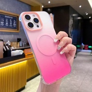 casing iPhone 15 Pro Max 15 Plus Gradient Phone Case Borderless Phone Case