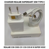 Original Realme C35 Superdark 33W Type C Super Vooc Charger