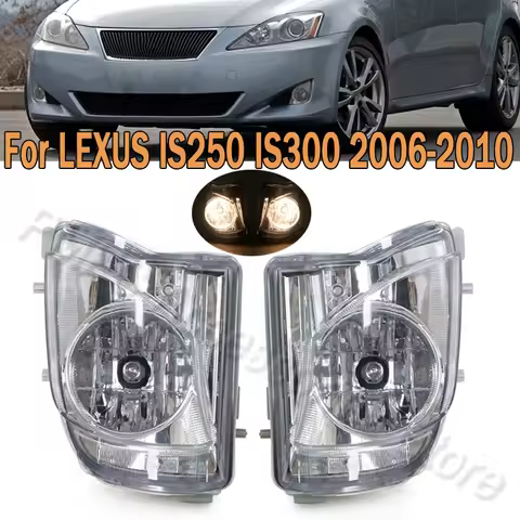 Fog Light Assembly Car Front Bumper Fog Lamp Front Foglight With Bulb For Lexus IS250 IS300 2006 200
