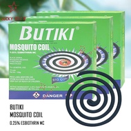 Butiki Mosquito Coil 10 Spirales Household Use Black Spiral Mosquito Incense