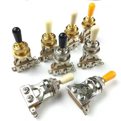 1 Piece 3-way Electric Guitar Pickup Selector Toggle Switch For Epiphone LP SG Nickel Gold MADE IN K