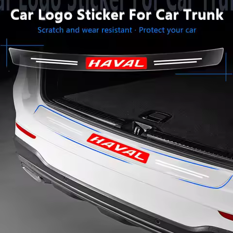 Car Rear Bumper Trunk Guard Stickers Accessories For Haval H1 H2 H3 H5 H7 H8 H9 H6 3E 2E Gen M6 F7 F